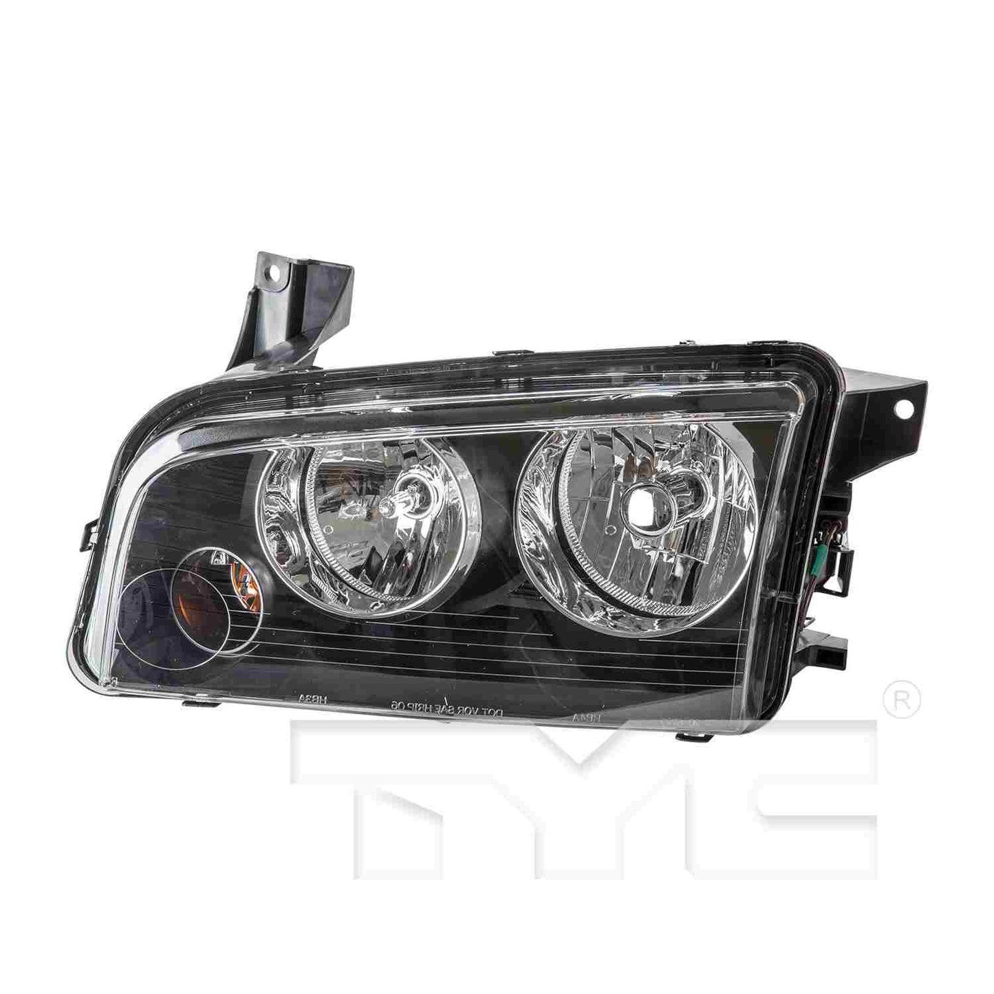 Front View of Left Headlight Assembly TYC 20-6728-00