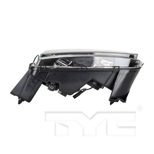 Top View of Left Headlight Assembly TYC 20-6728-00