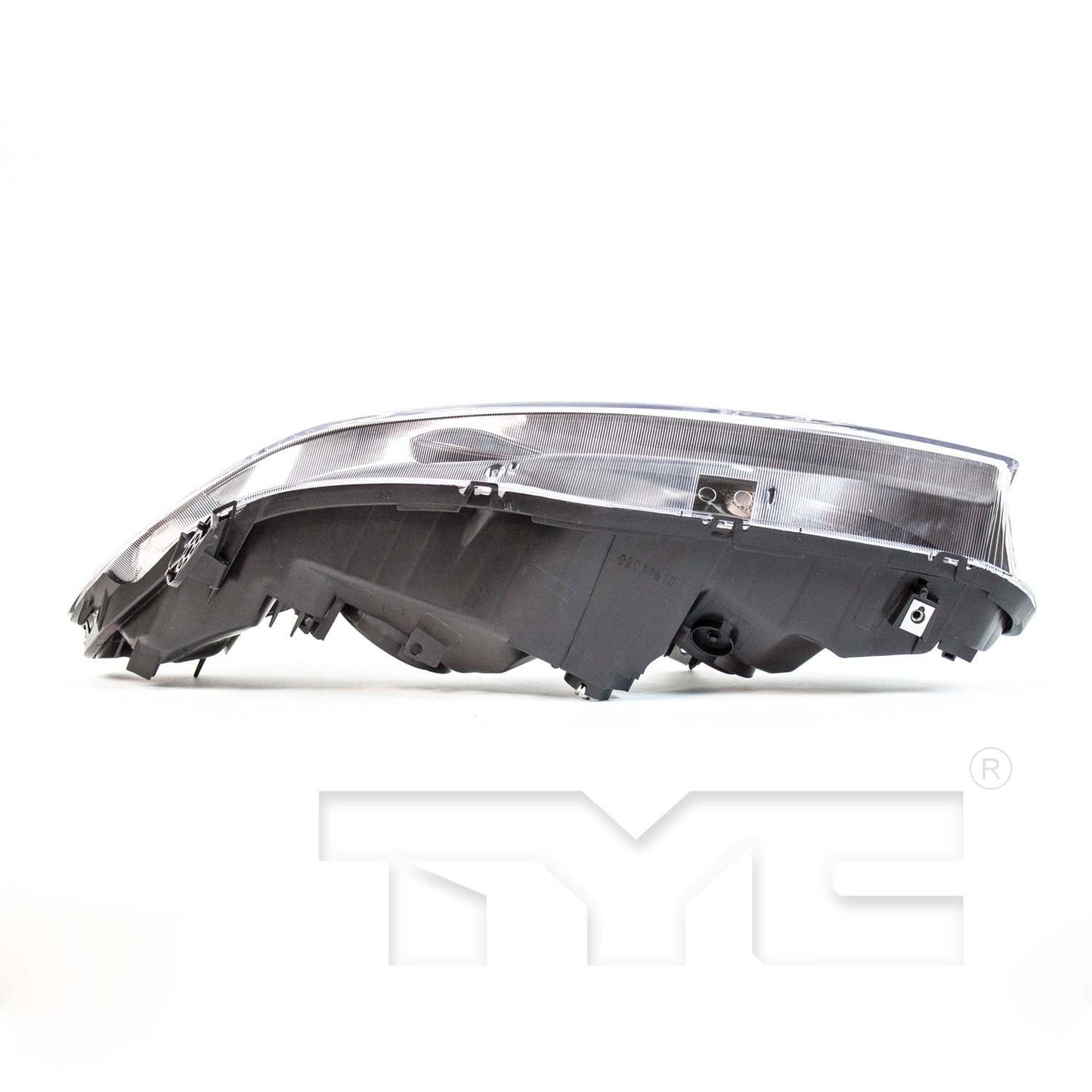 Bottom View of Right Headlight Assembly TYC 20-6733-01