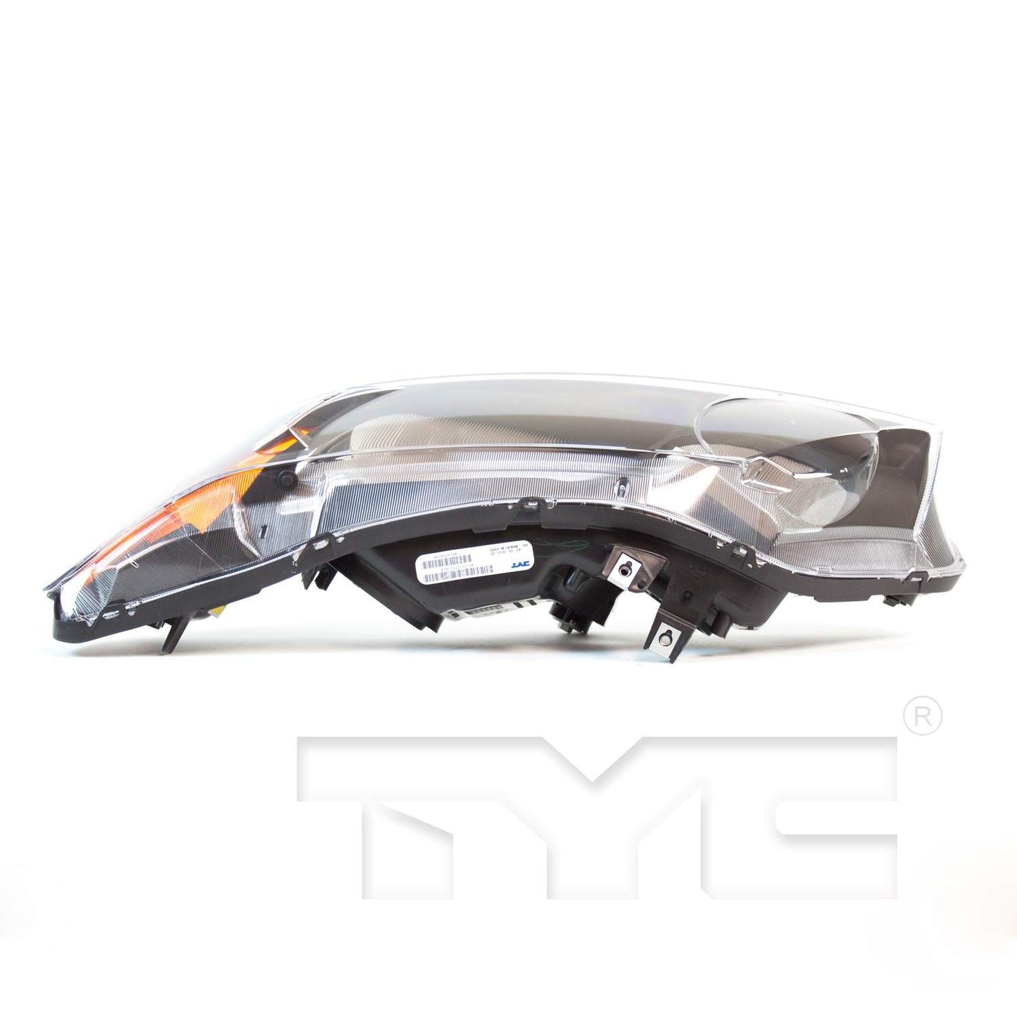 Top View of Left Headlight Assembly TYC 20-6734-01