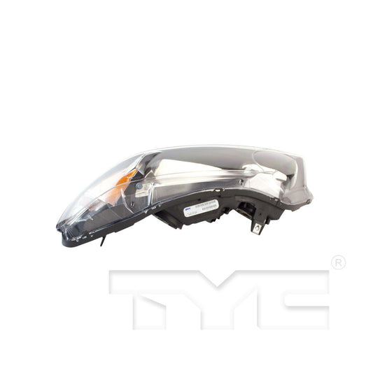 Top View of Headlight Assembly TYC 20-6734-91-9