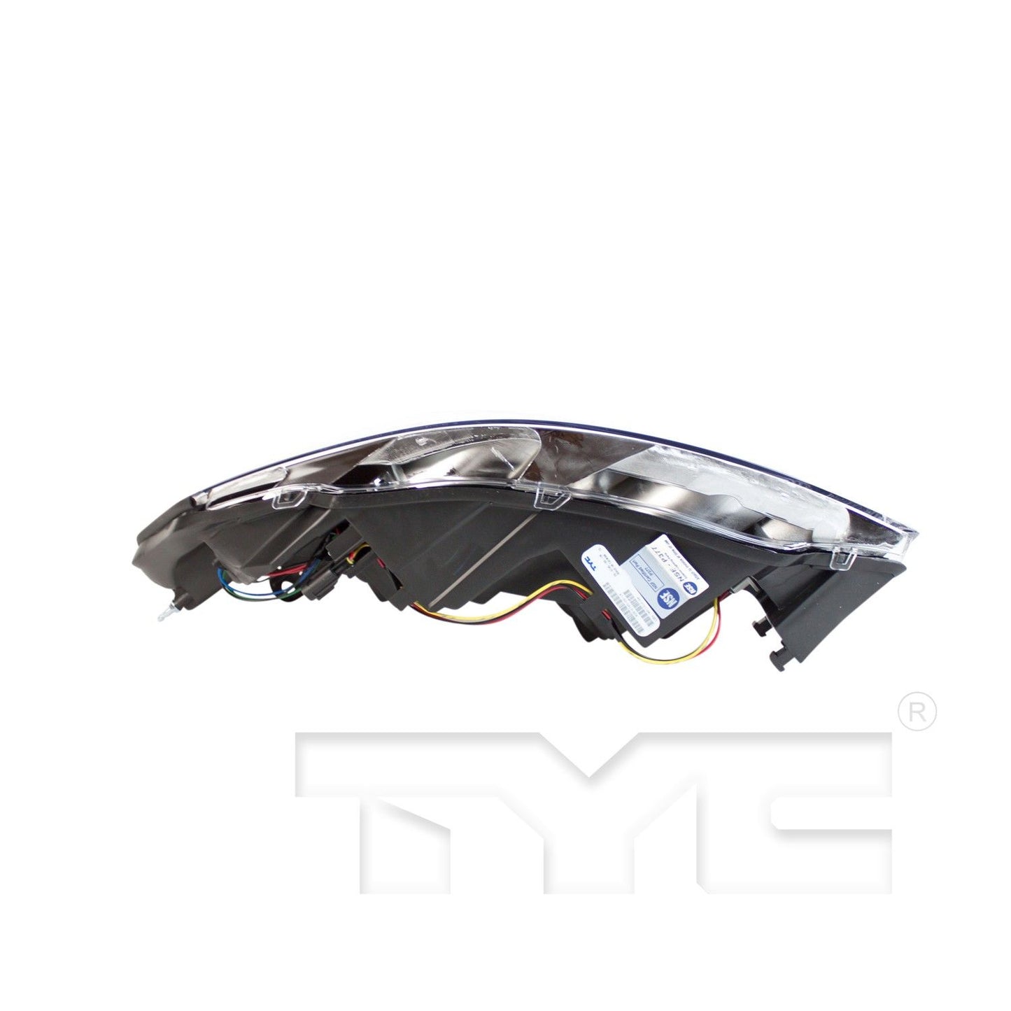 Bottom View of Right Headlight Assembly TYC 20-6745-00-9