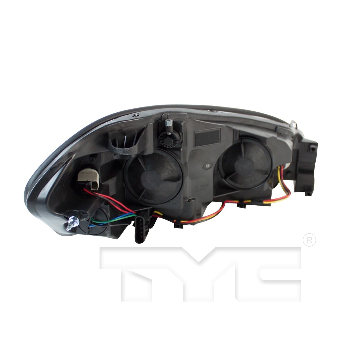 Back View of Left Headlight Assembly TYC 20-6746-00