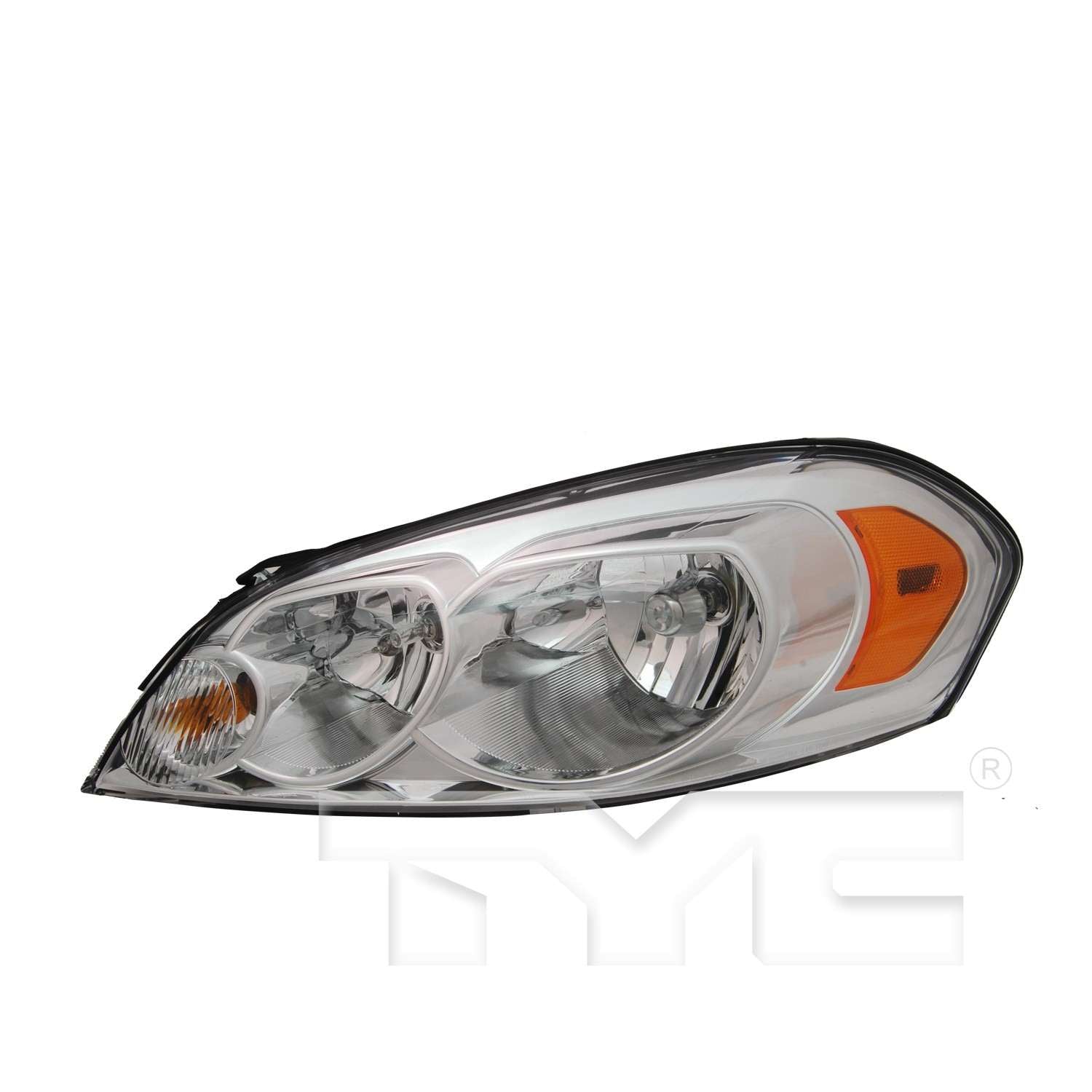 Front View of Left Headlight Assembly TYC 20-6746-00