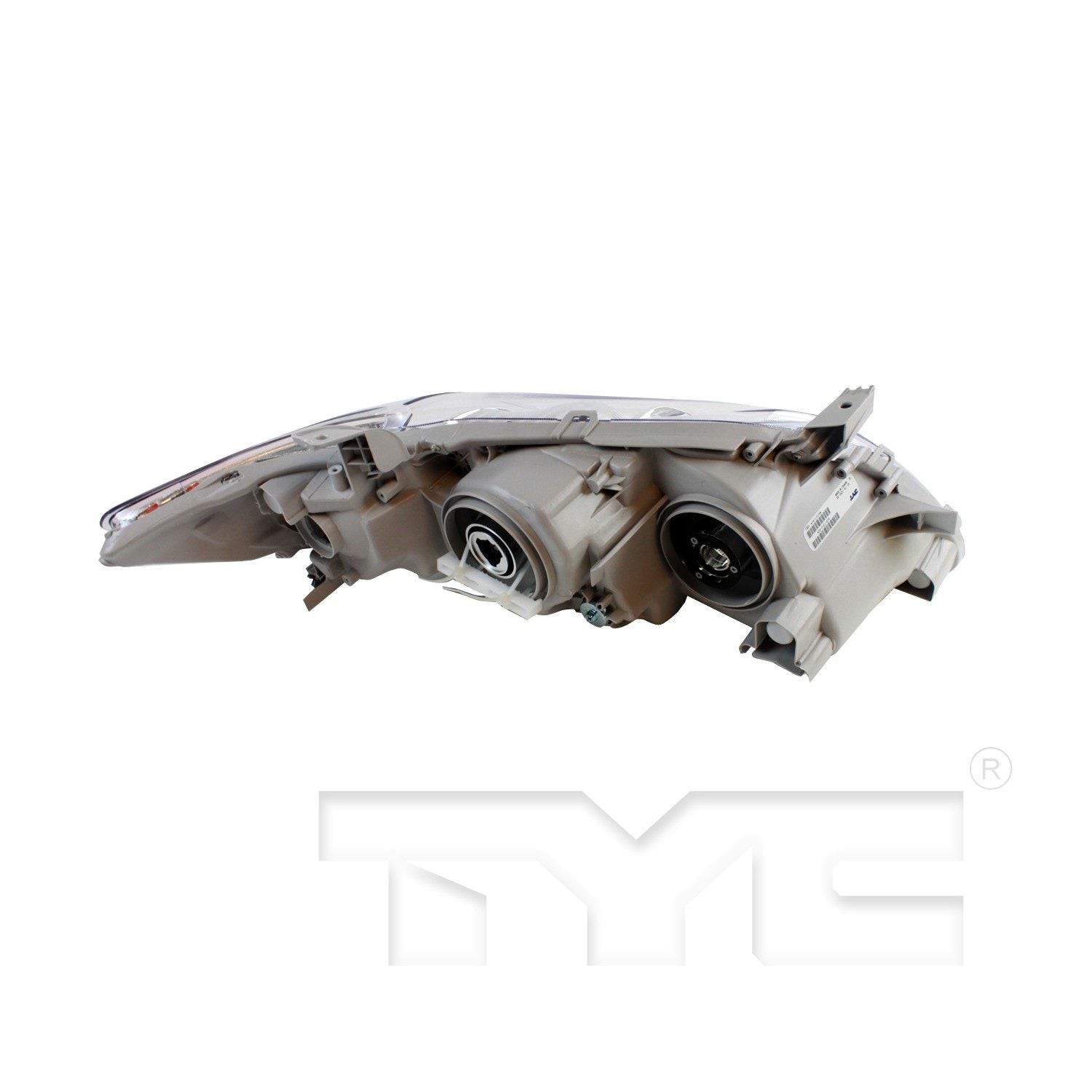 Back View of Left Headlight Assembly TYC 20-6758-01