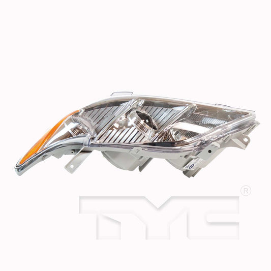 Top View of Left Headlight Assembly TYC 20-6758-01