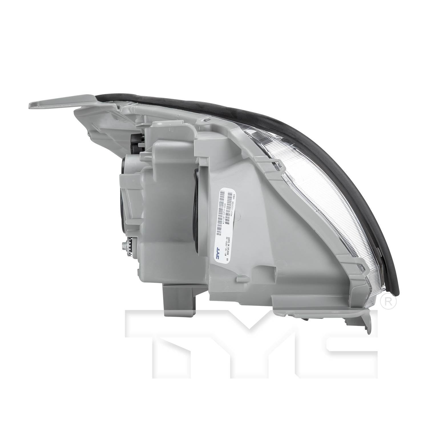 Angle View of Left Headlight Assembly TYC 20-6762-01