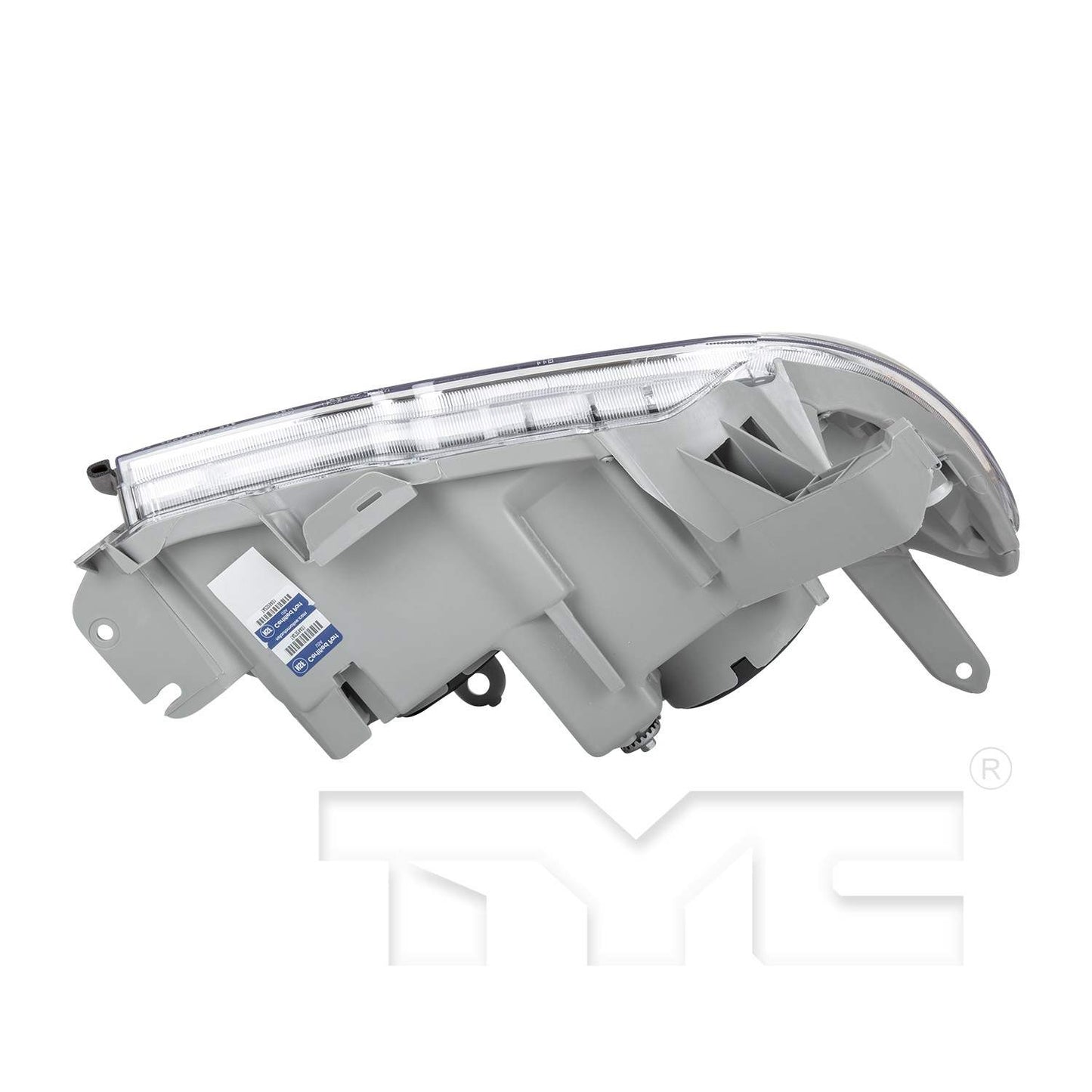 Bottom View of Left Headlight Assembly TYC 20-6762-01