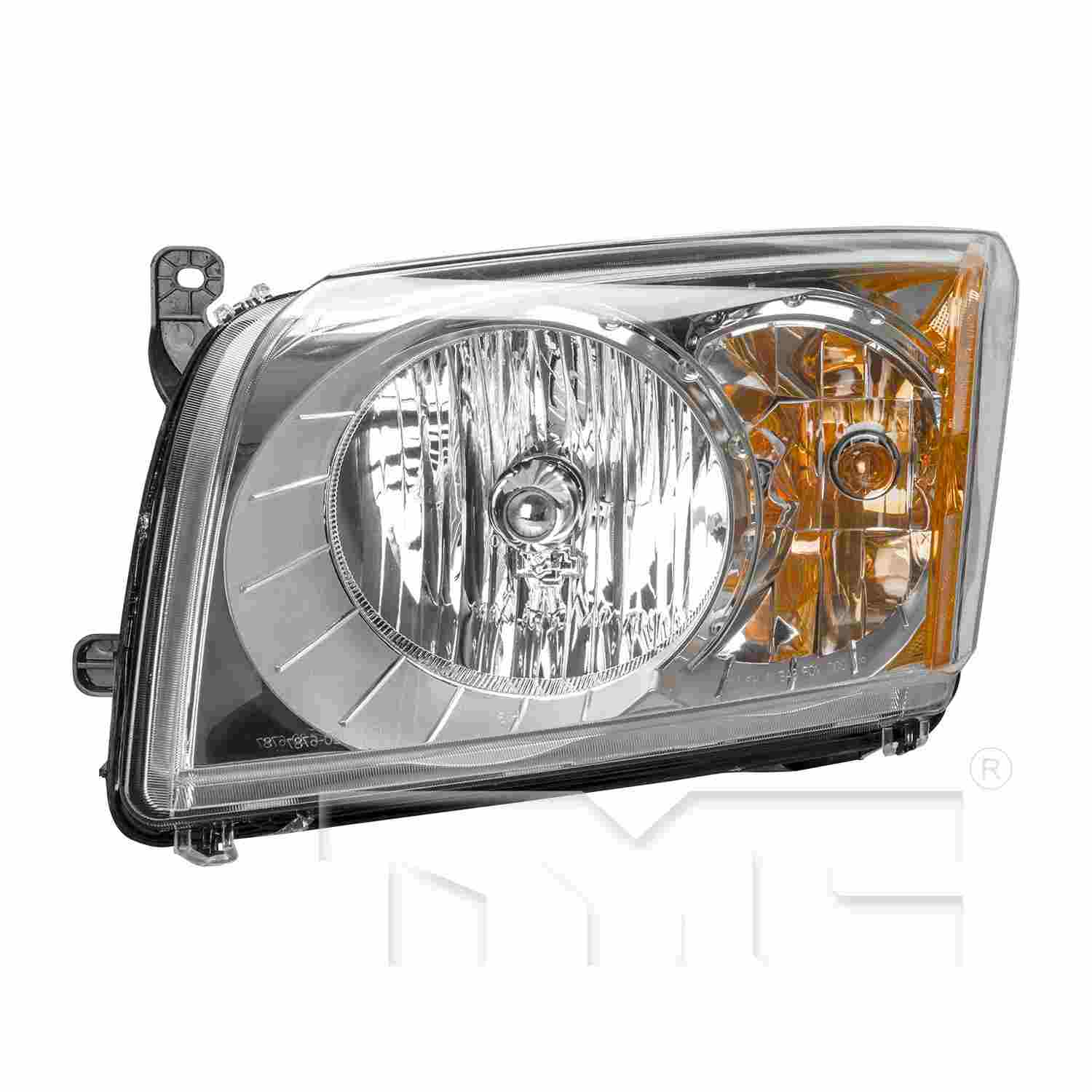 Front View of Left Headlight Assembly TYC 20-6788-00