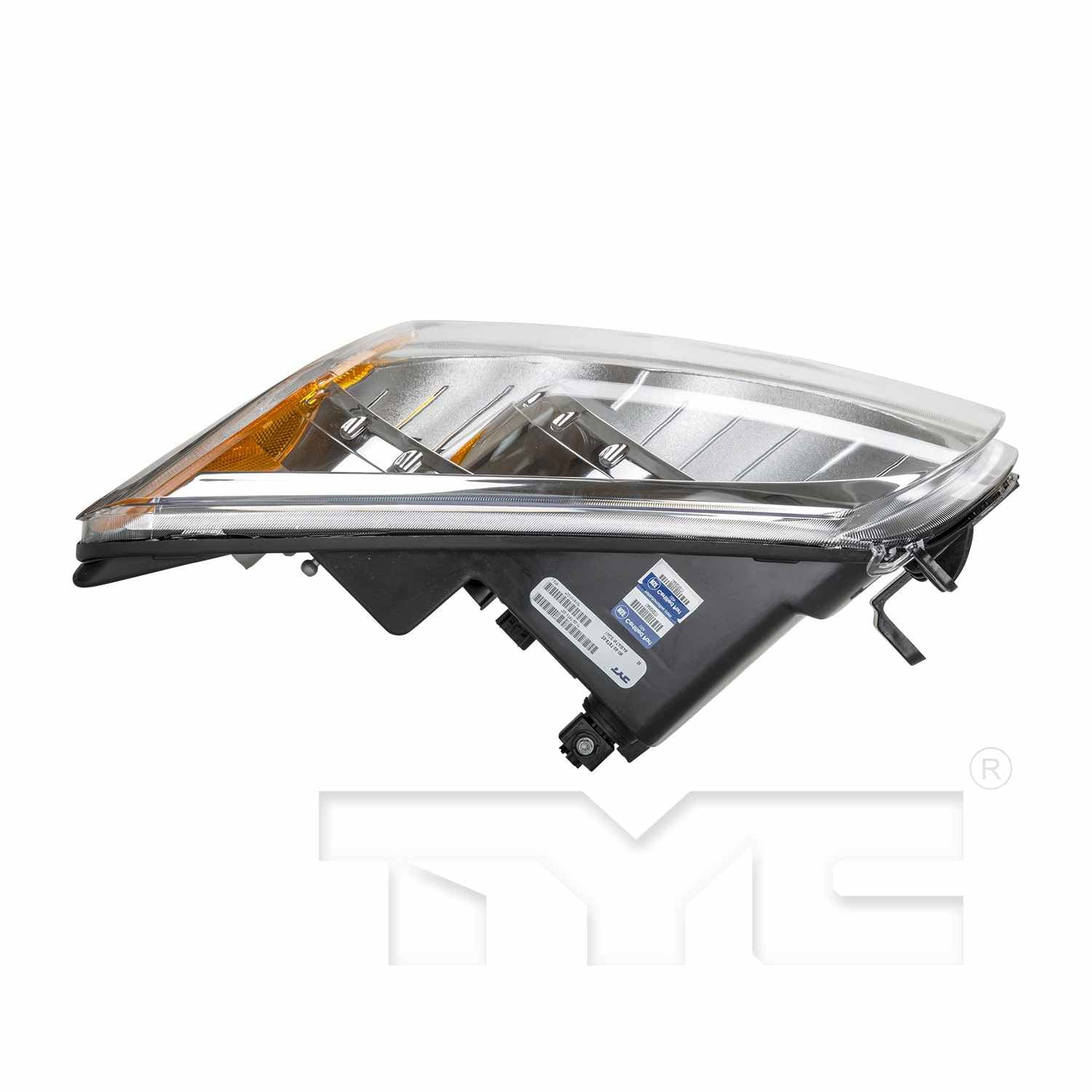 Top View of Left Headlight Assembly TYC 20-6788-00