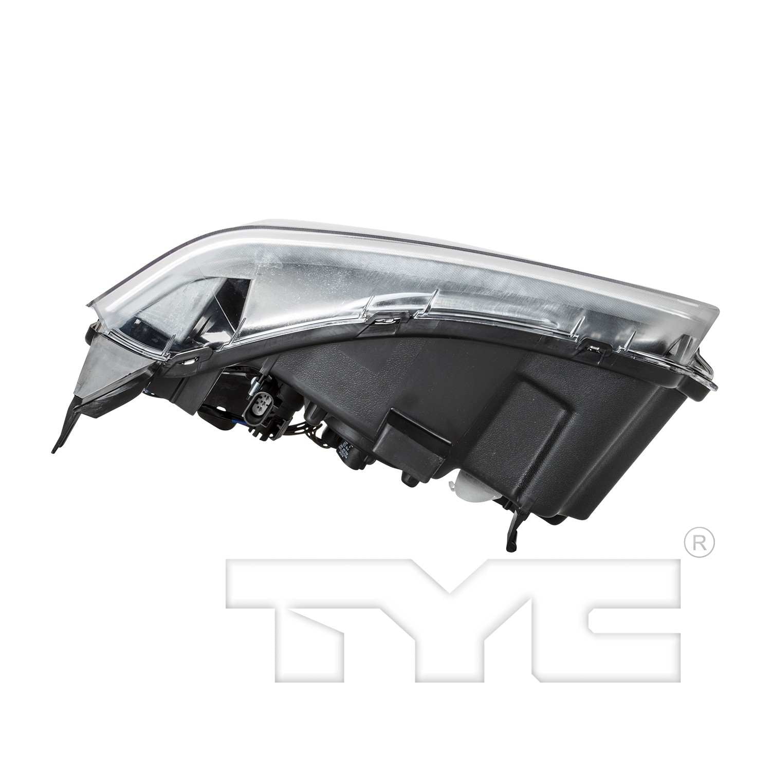 Bottom View of Right Headlight Assembly TYC 20-6801-00