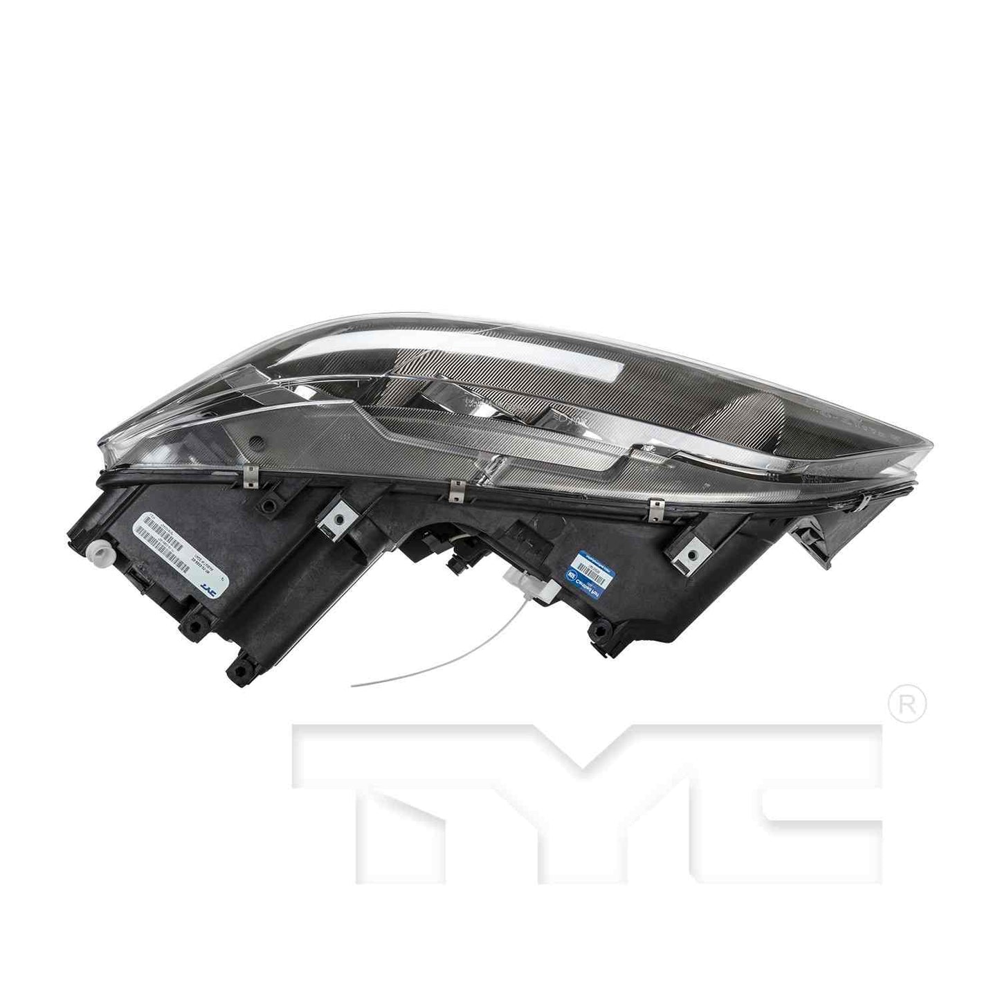 Top View of Headlight Assembly TYC 20-6804-01