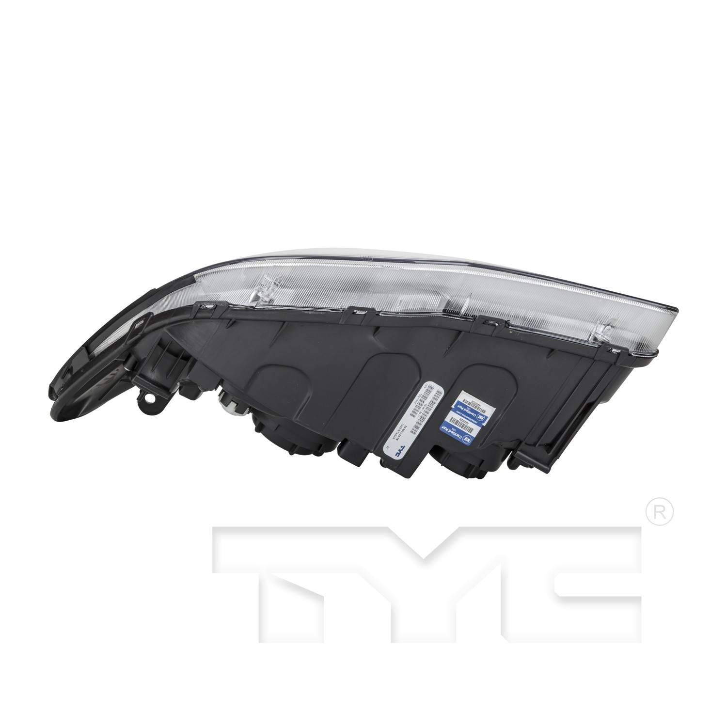 Bottom View of Headlight Assembly TYC 20-6811-90