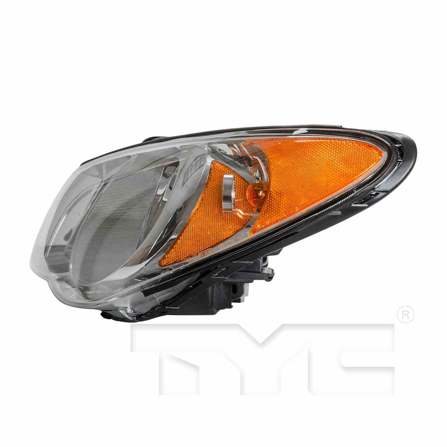 Side View of Left Headlight Assembly TYC 20-6812-00