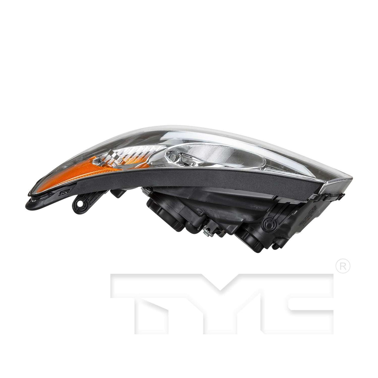 Top View of Left Headlight Assembly TYC 20-6812-00