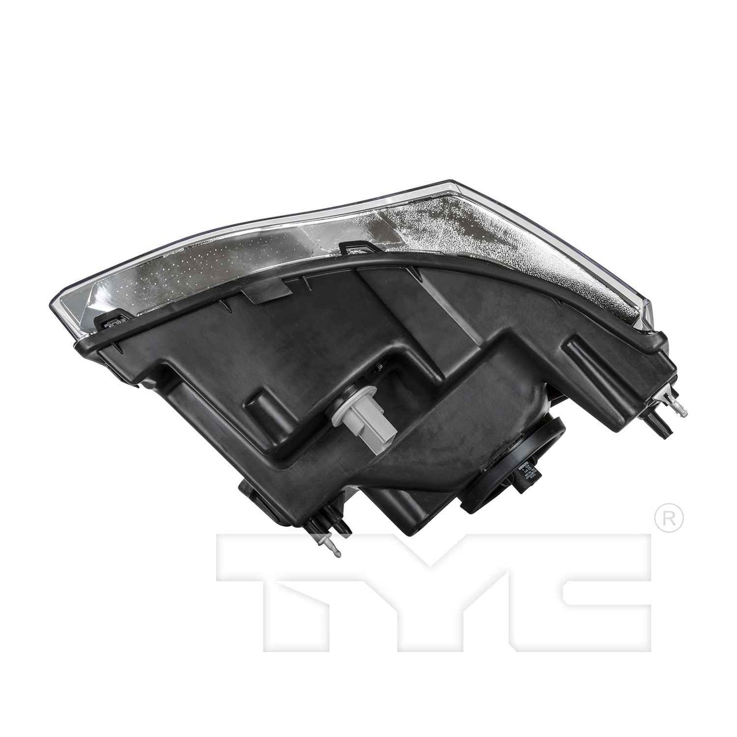 Bottom View of Left Headlight Assembly TYC 20-6814-00-9