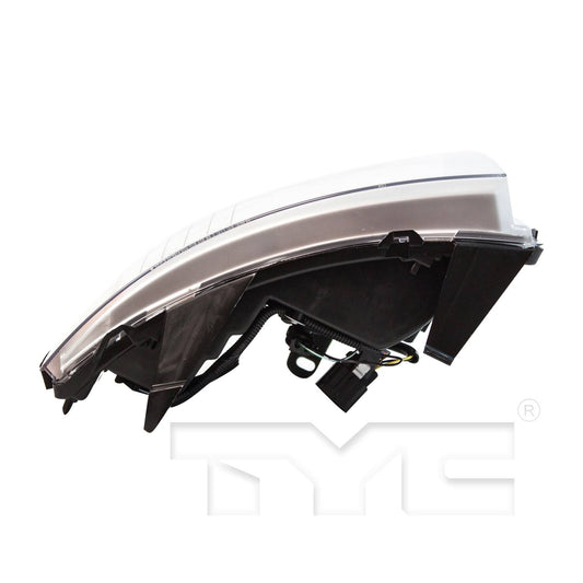 Top View of Right Headlight Assembly TYC 20-6817-00