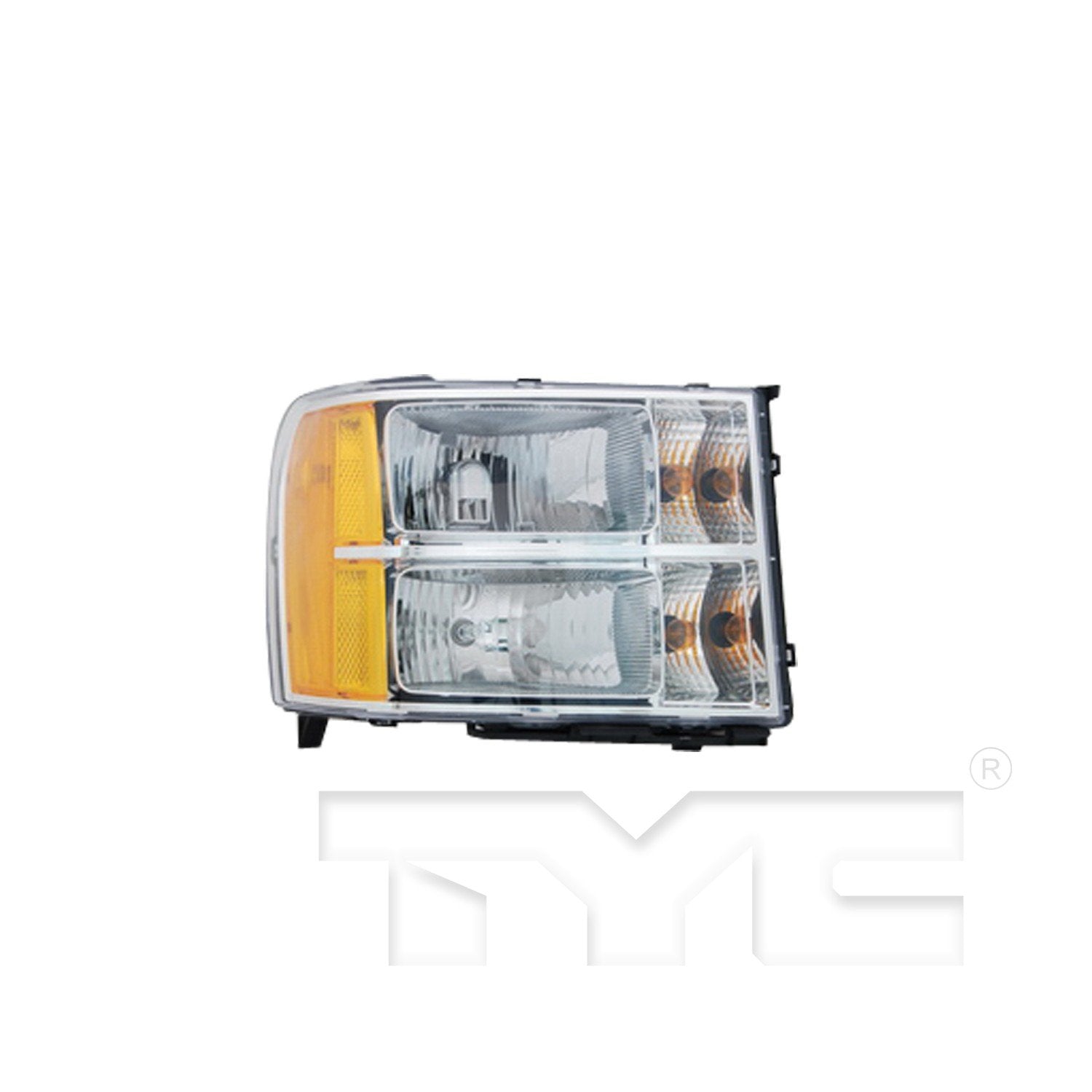 Front View of Left Headlight Assembly TYC 20-6820-00