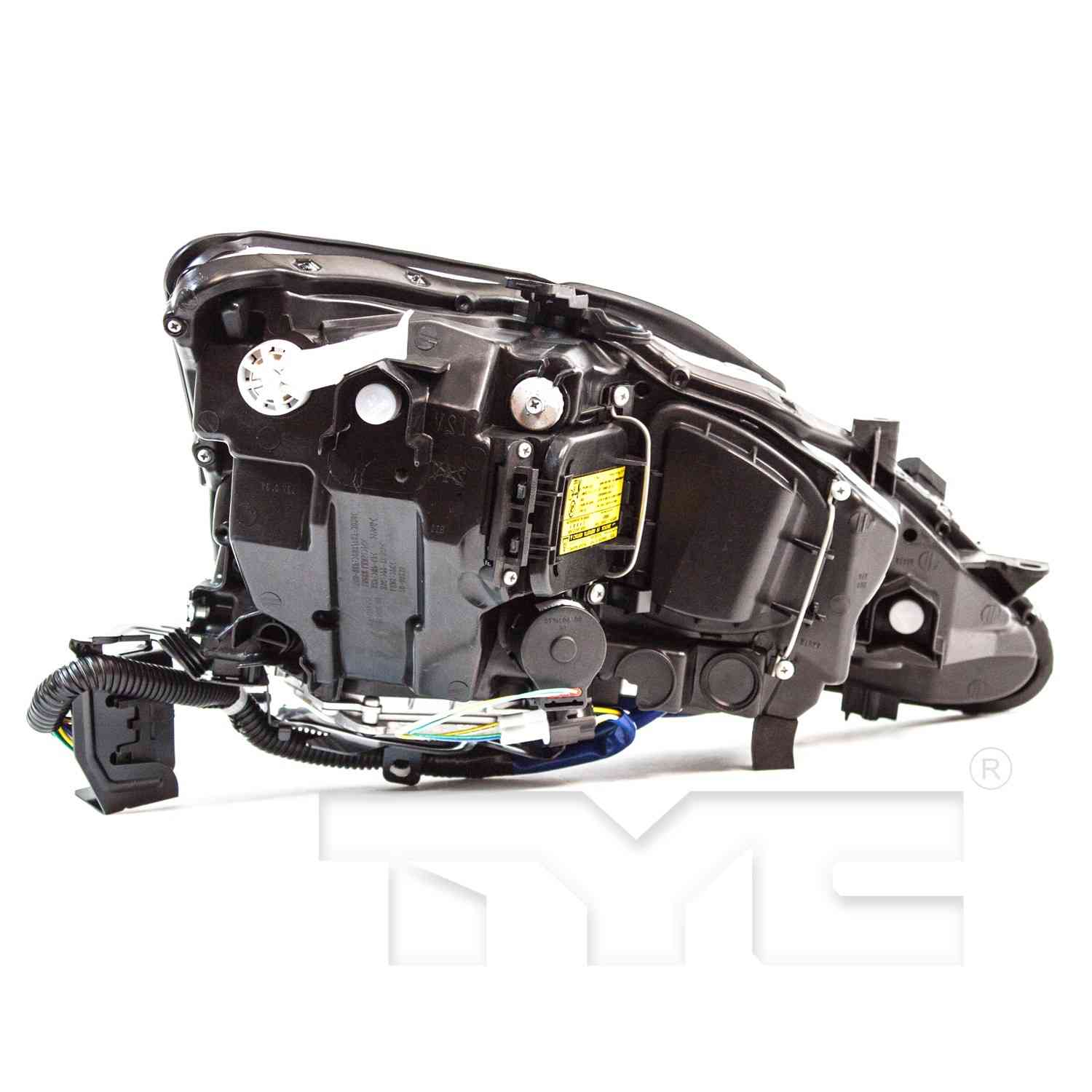 Back View of Left Headlight Assembly TYC 20-6826-01