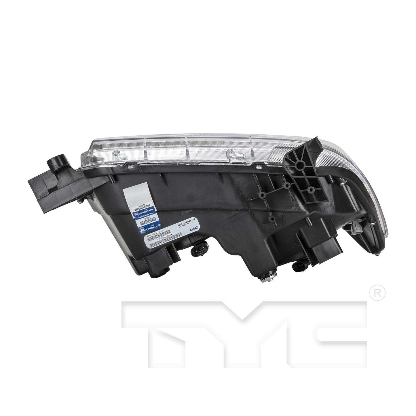 Bottom View of Left Headlight Assembly TYC 20-6848-00