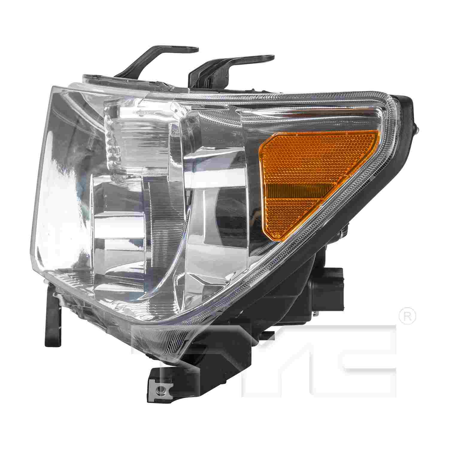 Side View of Left Headlight Assembly TYC 20-6848-00