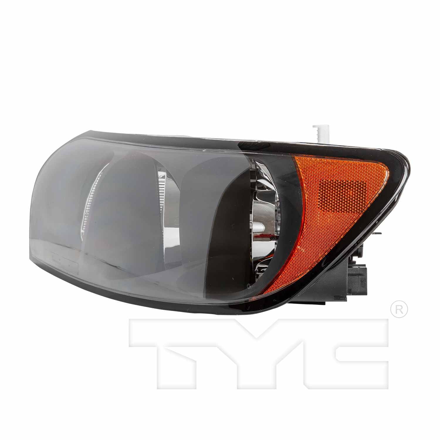 Side View of Left Headlight Assembly TYC 20-6858-00