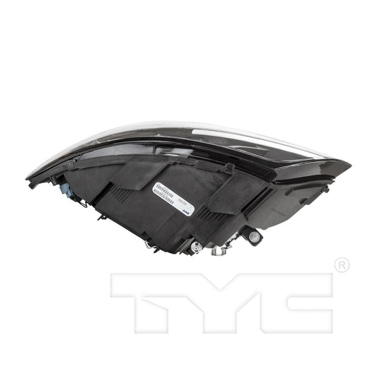 Top View of Left Headlight Assembly TYC 20-6858-00