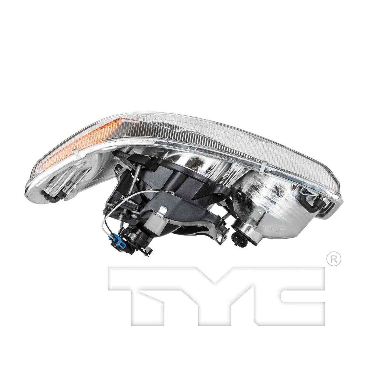 Bottom View of Right Headlight Assembly TYC 20-6859-00