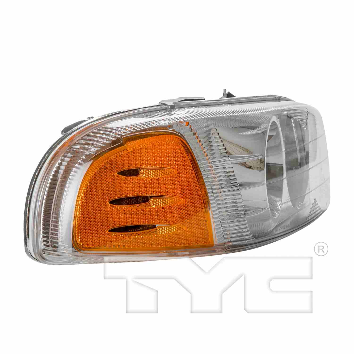 Side View of Right Headlight Assembly TYC 20-6859-00