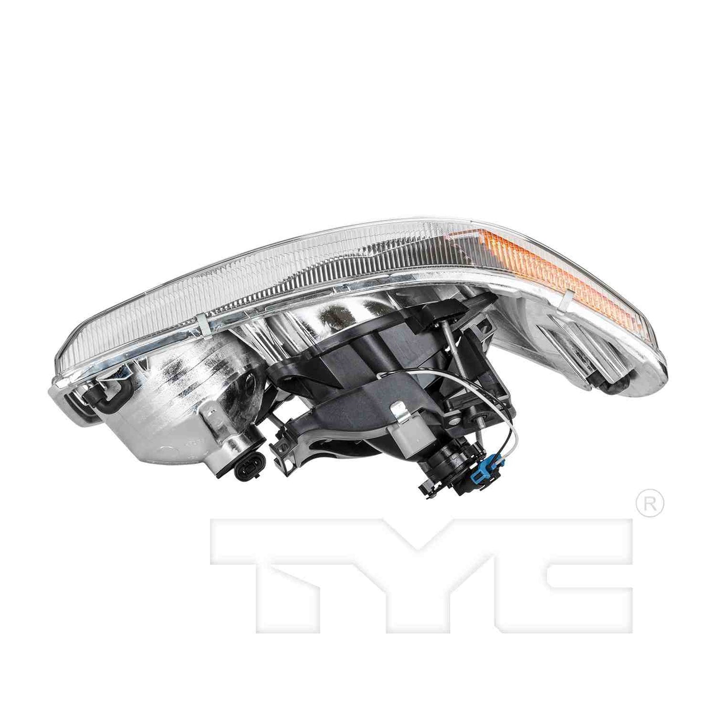 Bottom View of Left Headlight Assembly TYC 20-6860-00