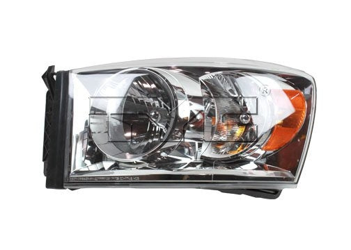 Front View of Left Headlight Assembly TYC 20-6874-00