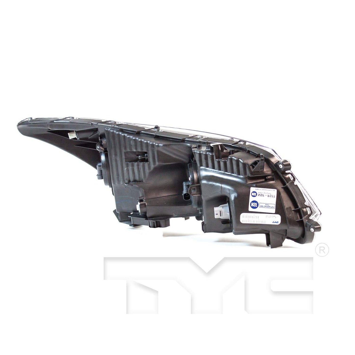 Angle View of Left Headlight Assembly TYC 20-6880-00