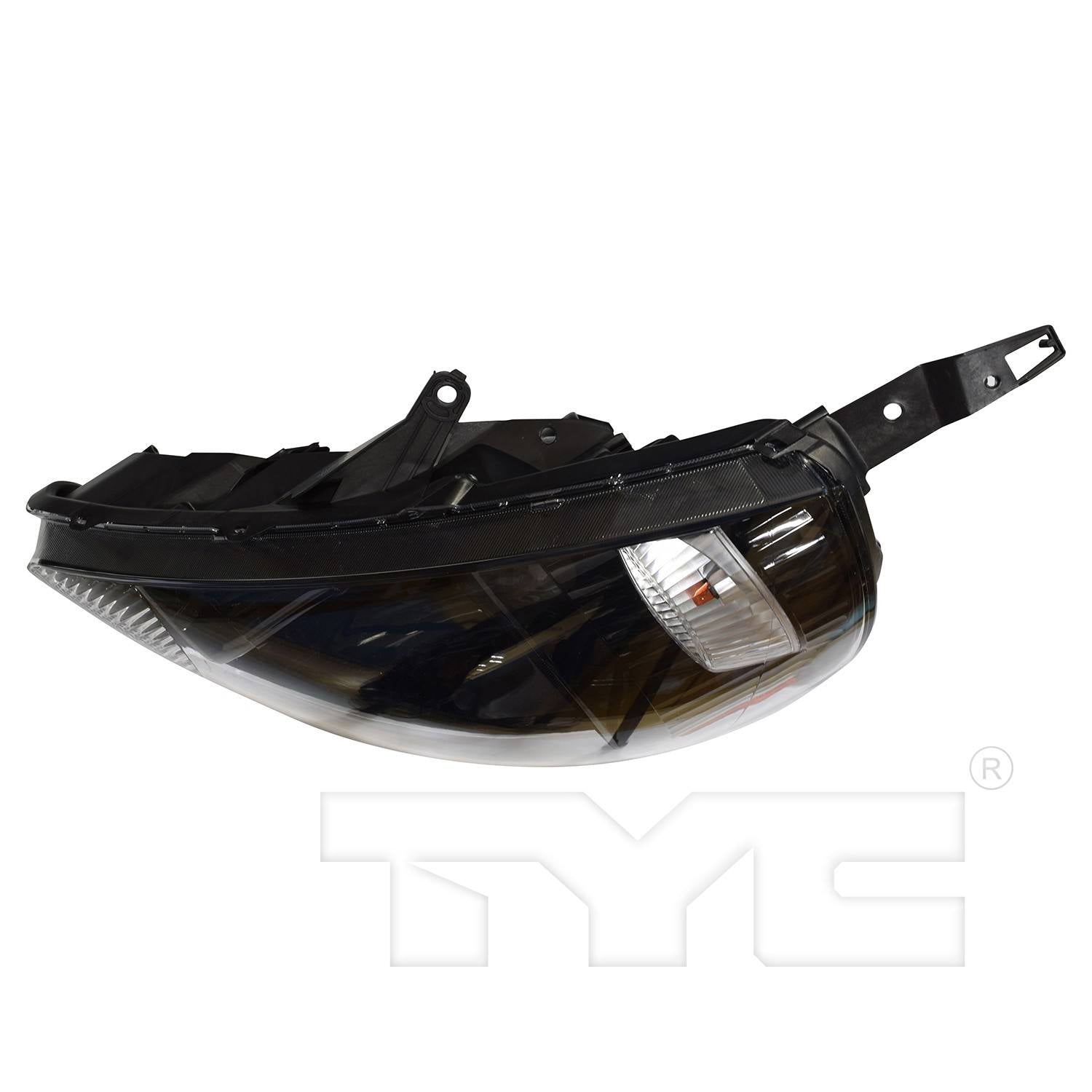 Top View of Left Headlight Assembly TYC 20-6926-00