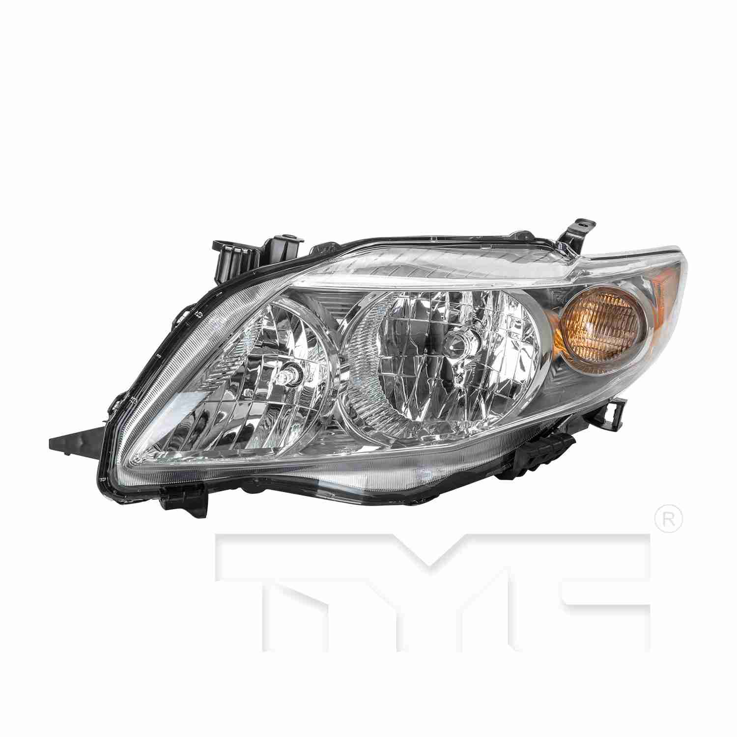 Front View of Left Headlight Assembly TYC 20-6994-00-9