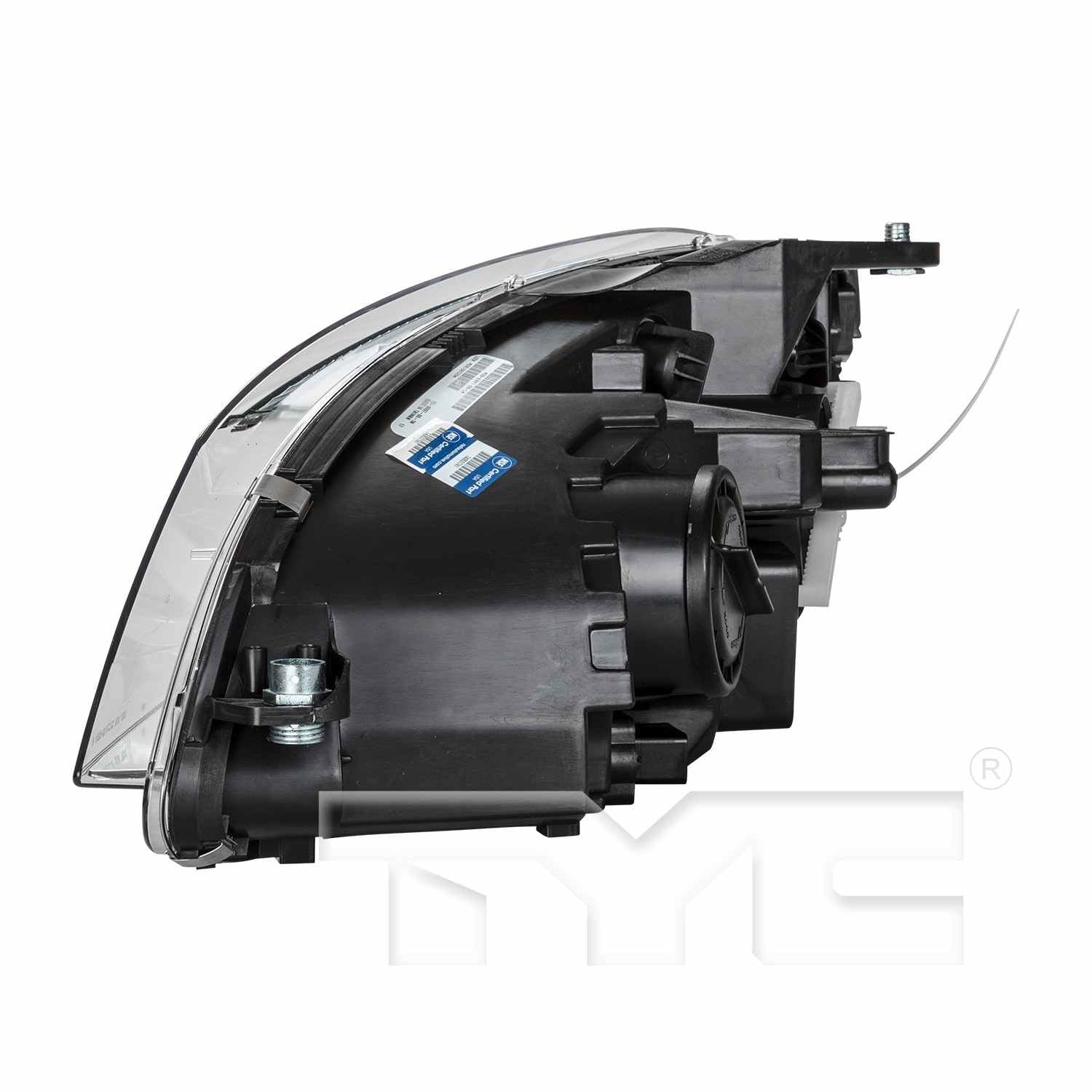 Angle View of Headlight Assembly TYC 20-6997-00