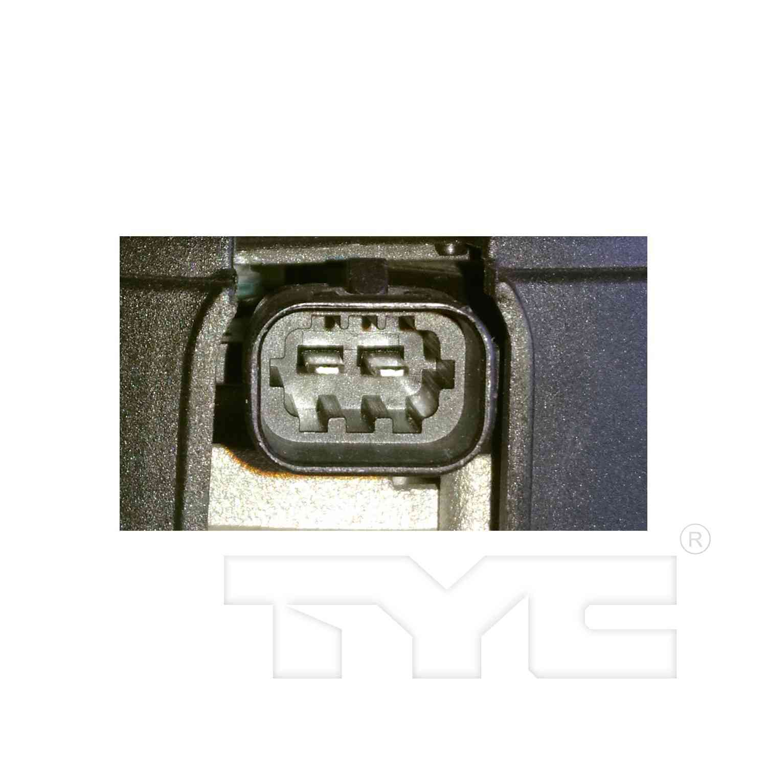 Connector View of Alternator TYC 2-08301