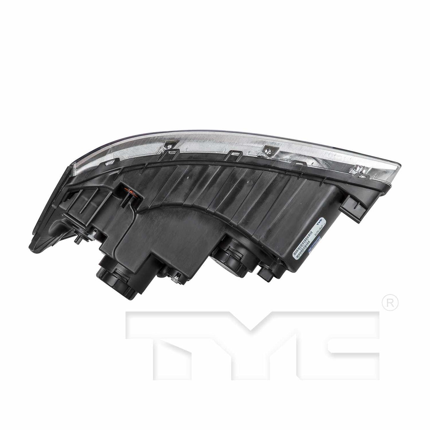 Bottom View of Headlight Assembly TYC 20-9011-00