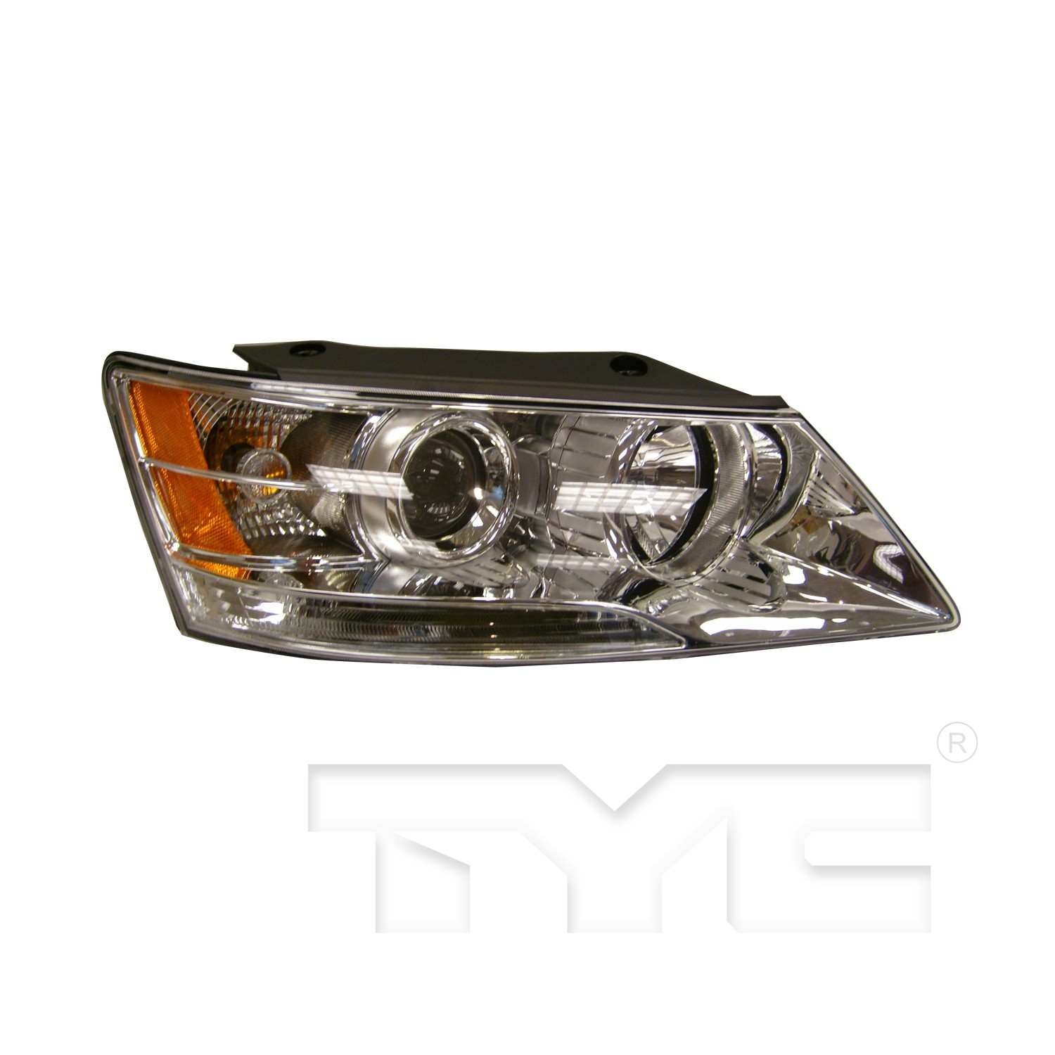 Front View of Headlight Assembly TYC 20-9011-00