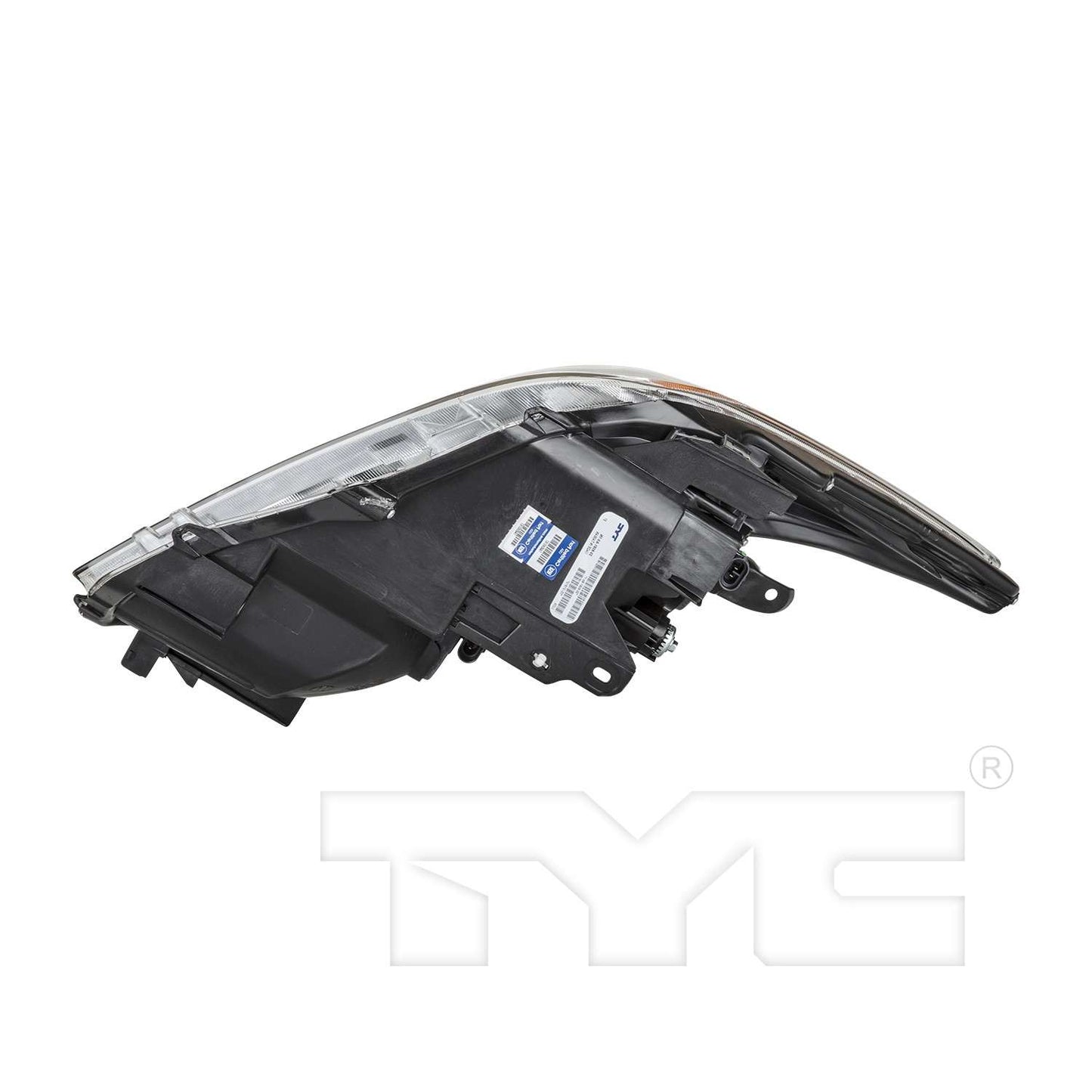 Bottom View of Left Headlight Assembly TYC 20-9092-90