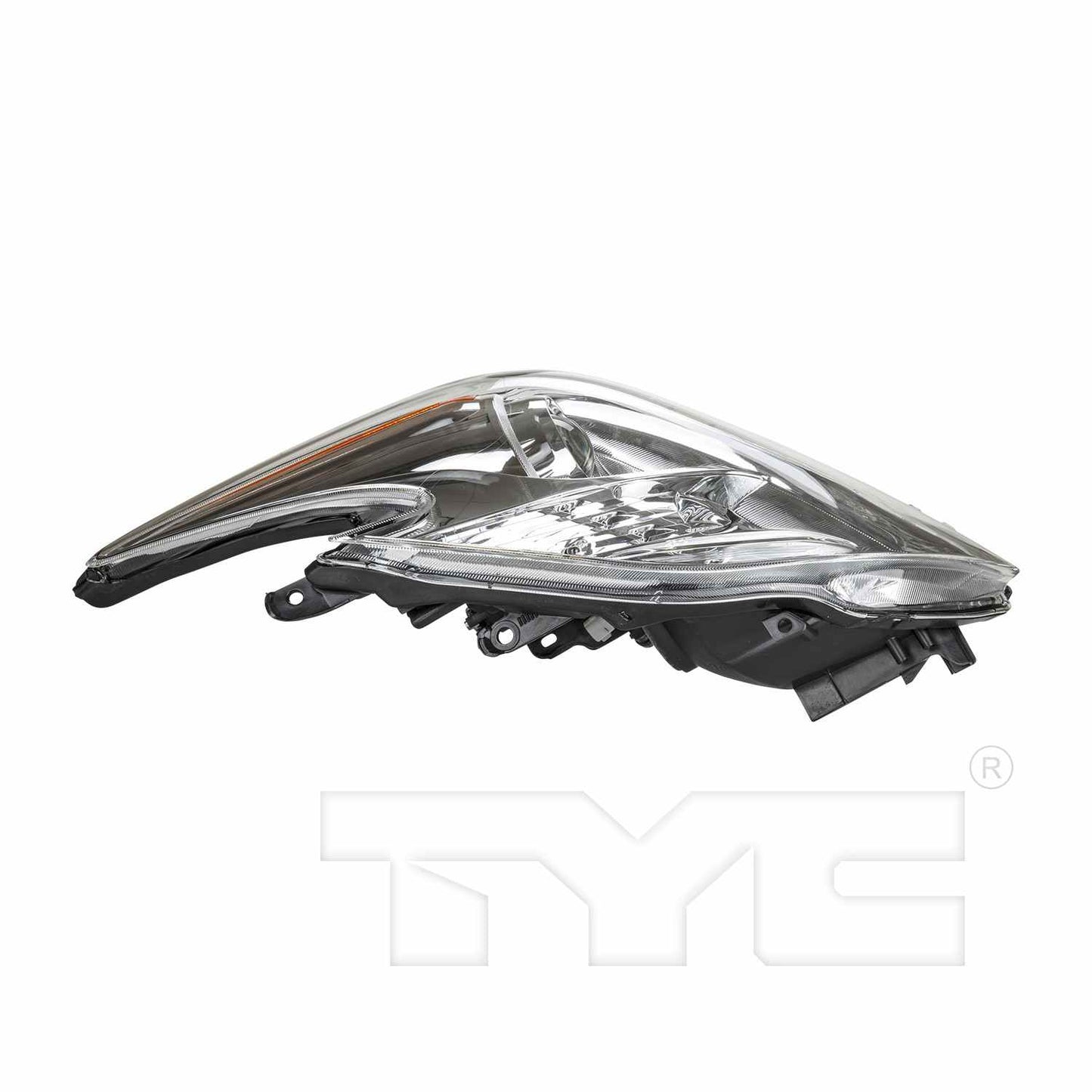 Top View of Left Headlight Assembly TYC 20-9092-90