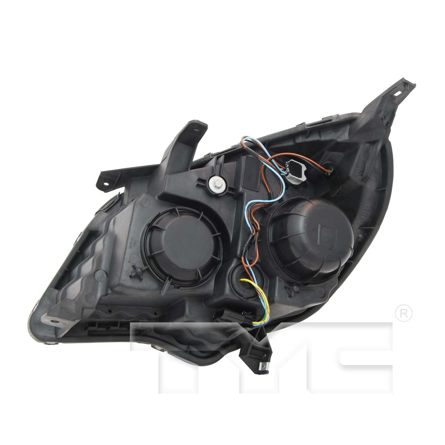 Back View of Right Headlight Assembly TYC 20-9095-00-9