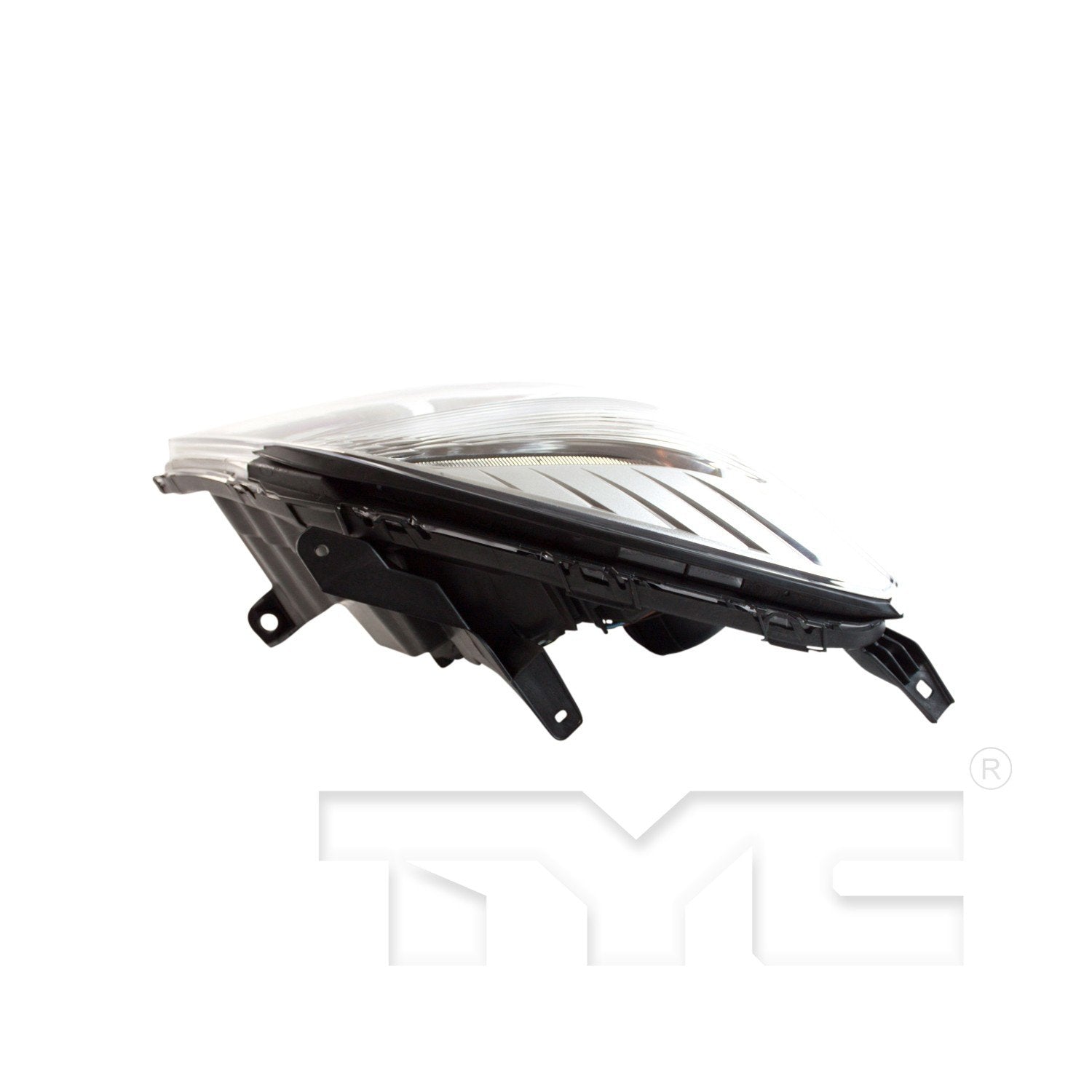 Top View of Right Headlight Assembly TYC 20-9095-00-9