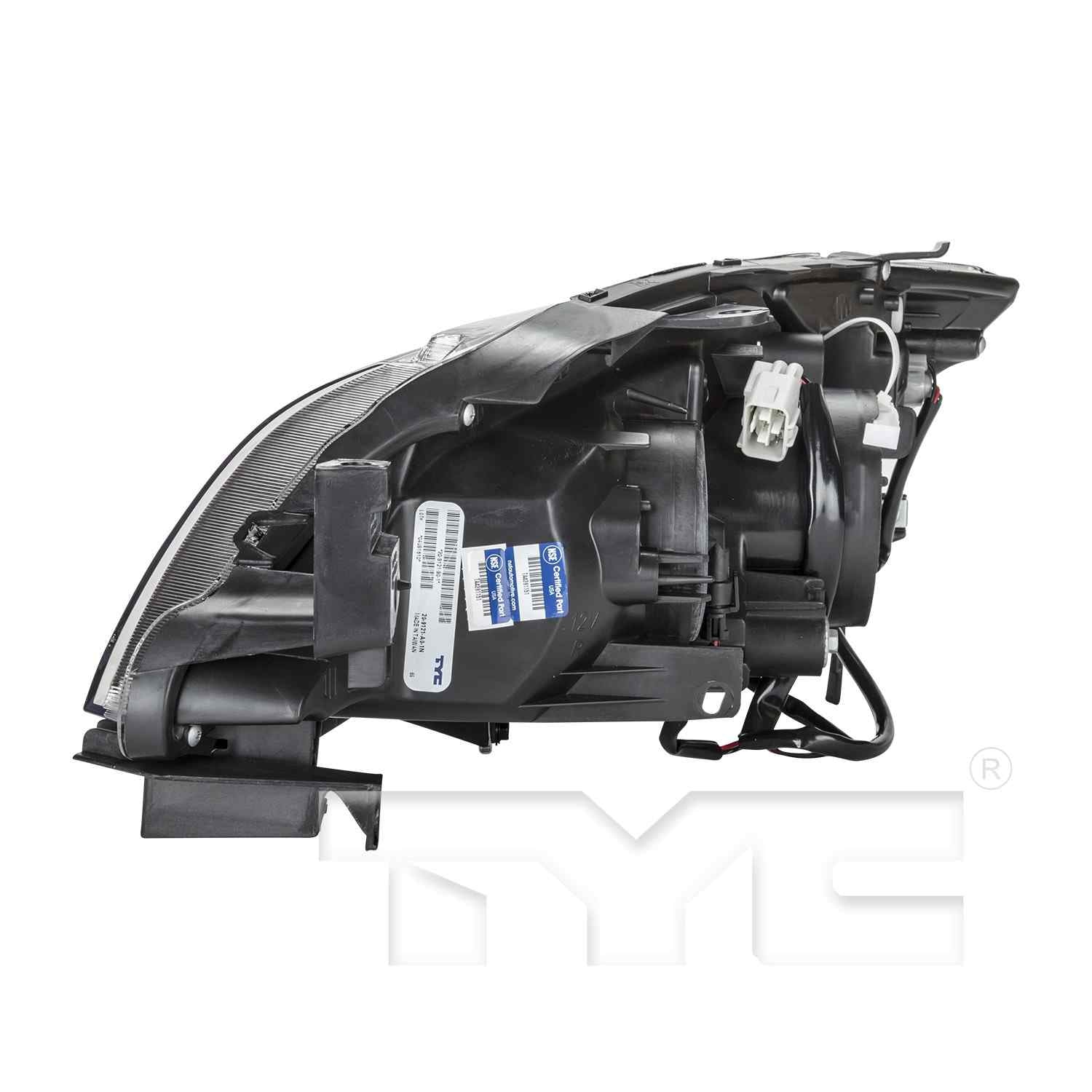 Angle View of Right Headlight Assembly TYC 20-9121-90