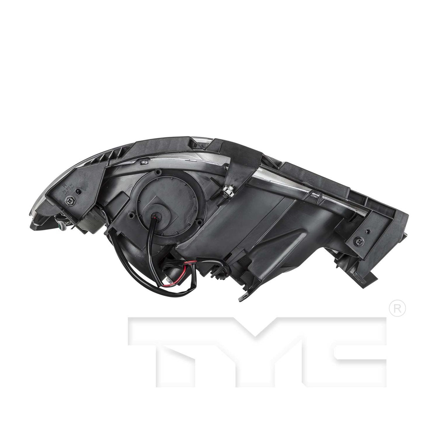 Bottom View of Right Headlight Assembly TYC 20-9121-90