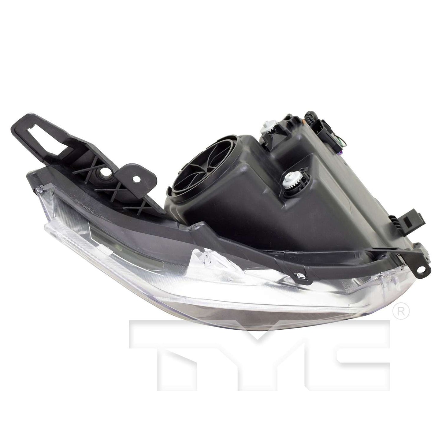 Top View of Right Headlight Assembly TYC 20-9143-90-9