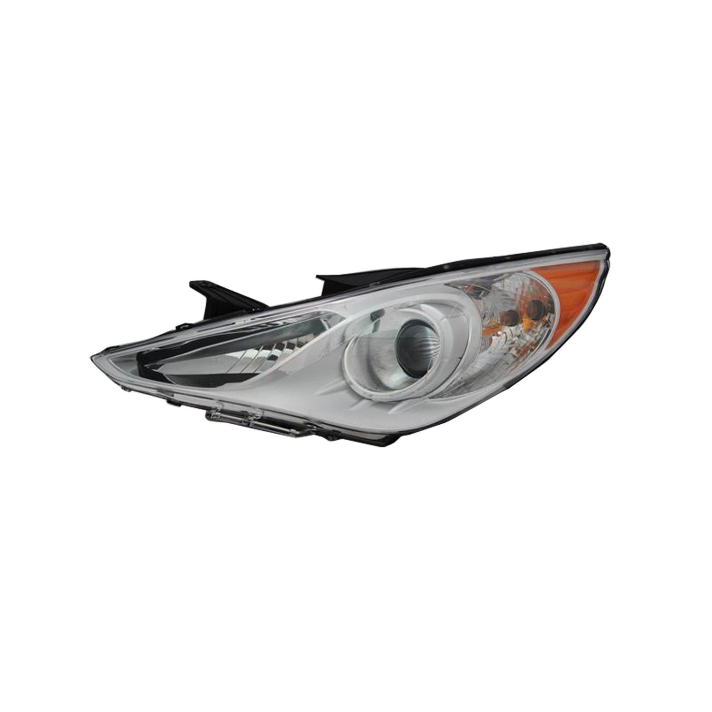 Front View of Left Headlight Assembly TYC 20-9150-00