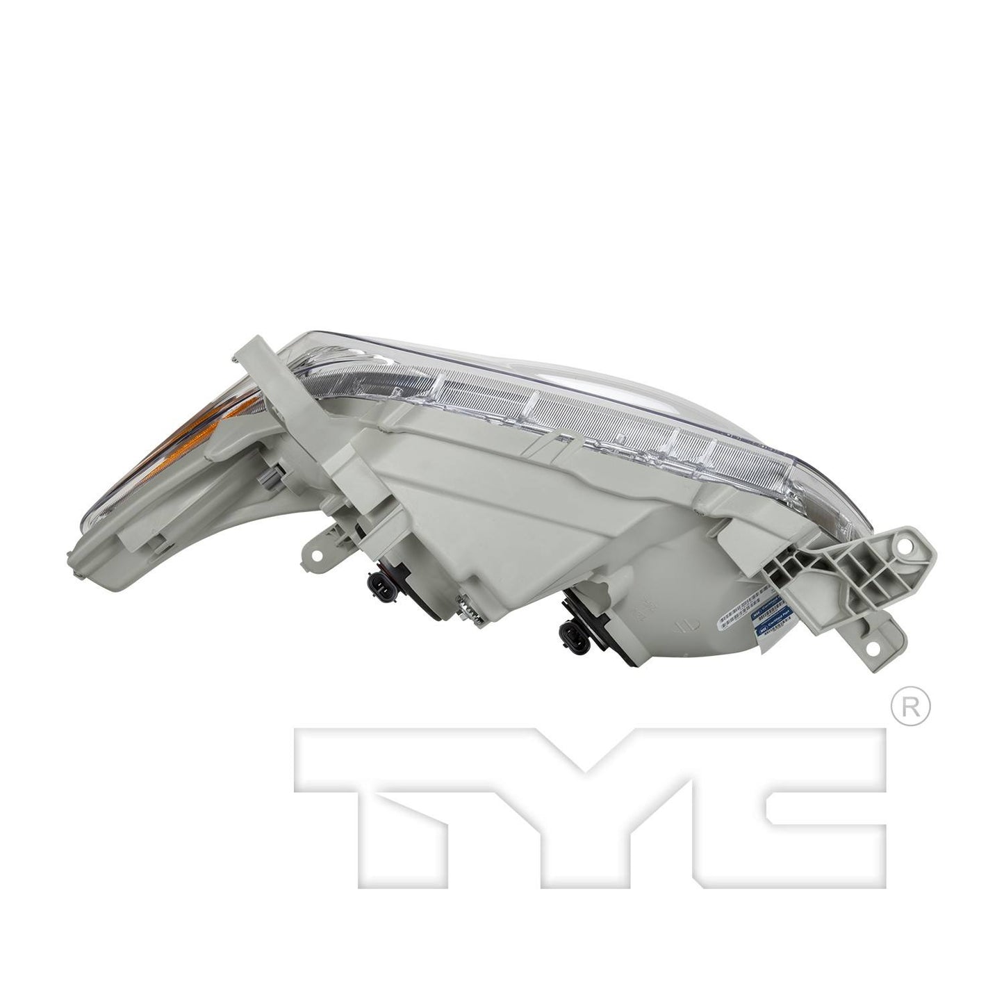 Bottom View of Right Headlight Assembly TYC 20-9169-00-9