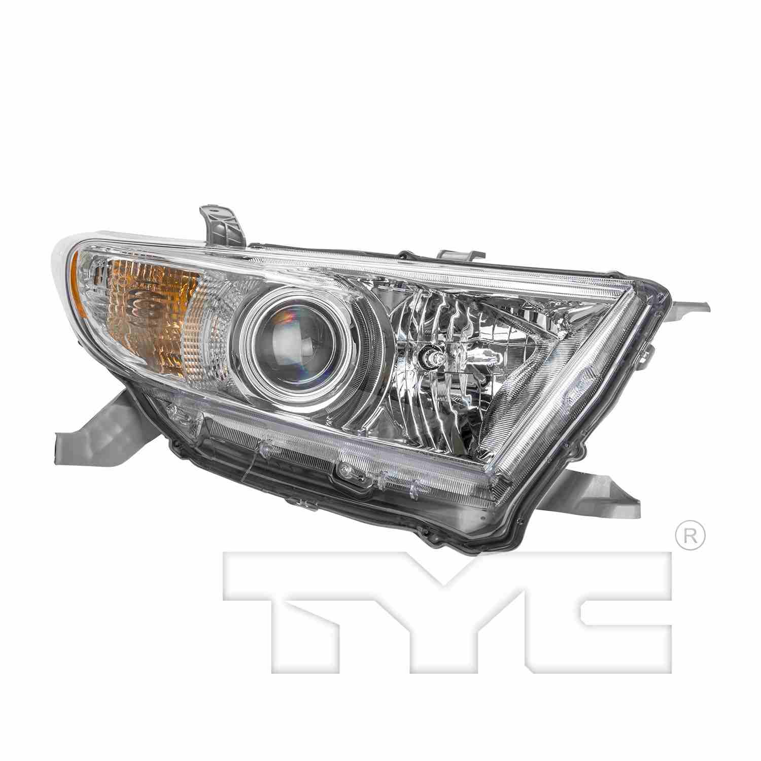 Front View of Right Headlight Assembly TYC 20-9169-00-9