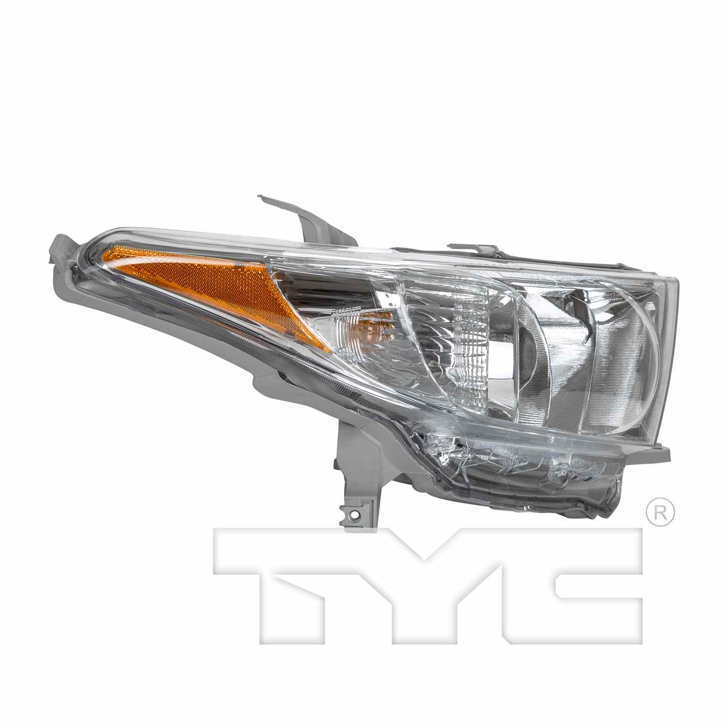 Side View of Right Headlight Assembly TYC 20-9169-00-9