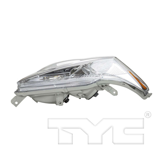 Top View of Right Headlight Assembly TYC 20-9169-00-9